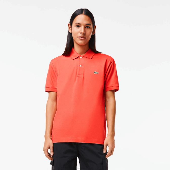 orange 02k V6HV221 Hommes Lacoste polo original l.12.12