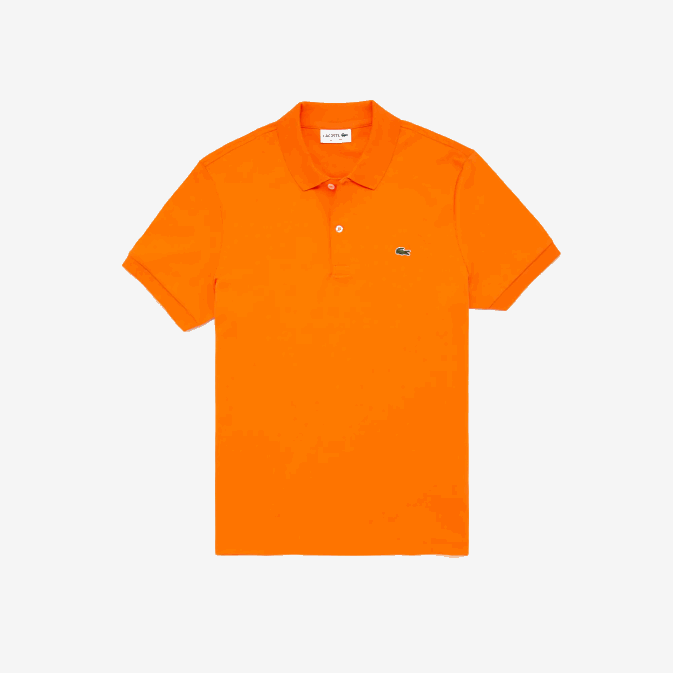 orange z4d V6HV887 Hommes Lacoste polo coupe classique en coton pima