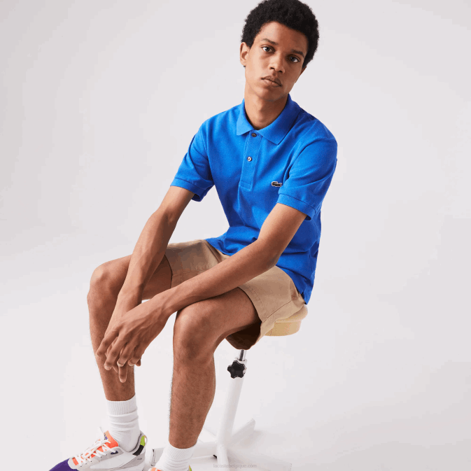 qpt bleu V6HV894 Hommes Lacoste polo original l.12.12