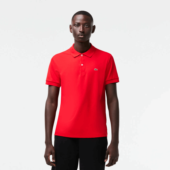 rouge 240 V6HV808 Hommes Lacoste polo coupe classique en coton pima
