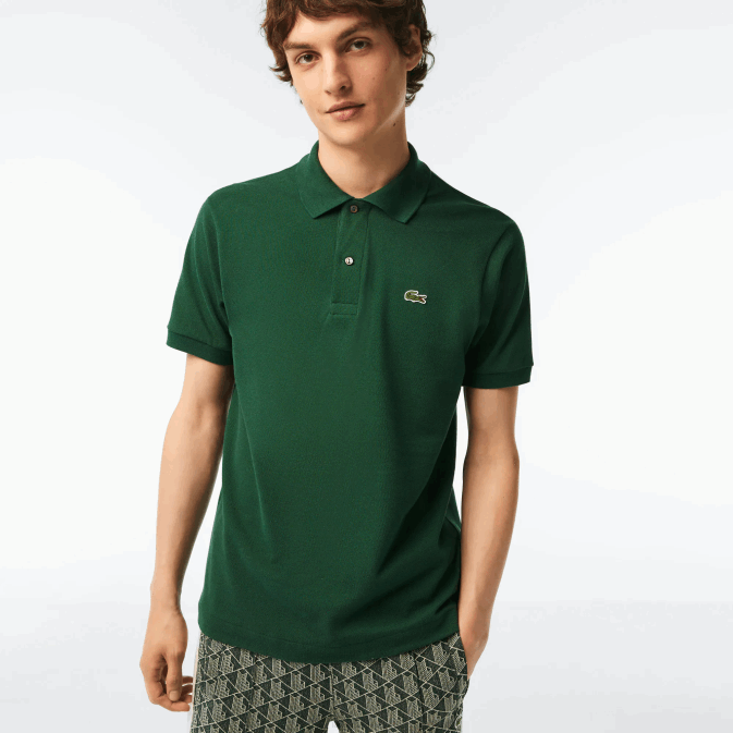vert 132 V6HV601 Hommes Lacoste polo original l.12.12