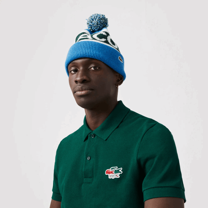 vert 3m2 V6HV843 Hommes Lacoste polo regular fit en coton bio crocodiles