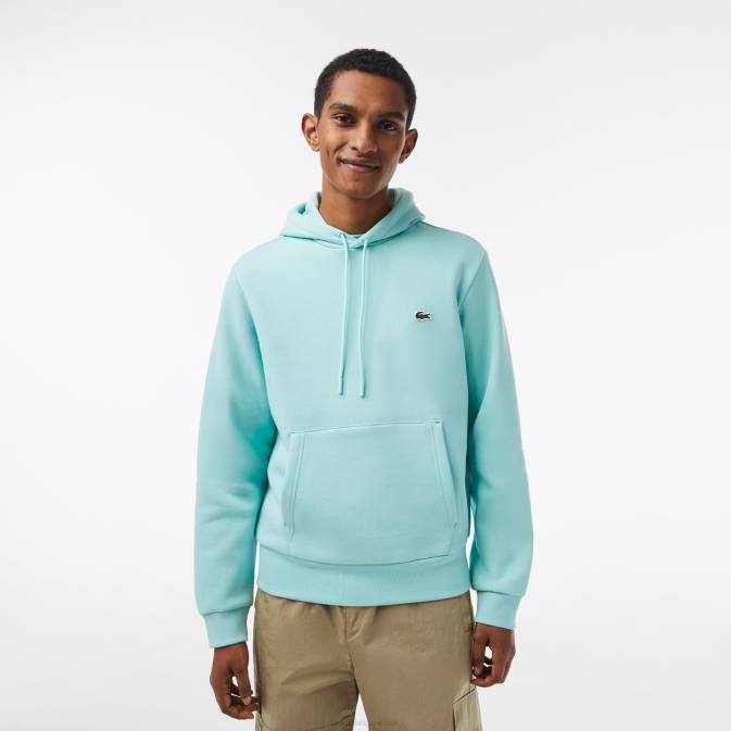 menthe lgf V6HV294 Hommes Lacoste sweat à capuche coton bio