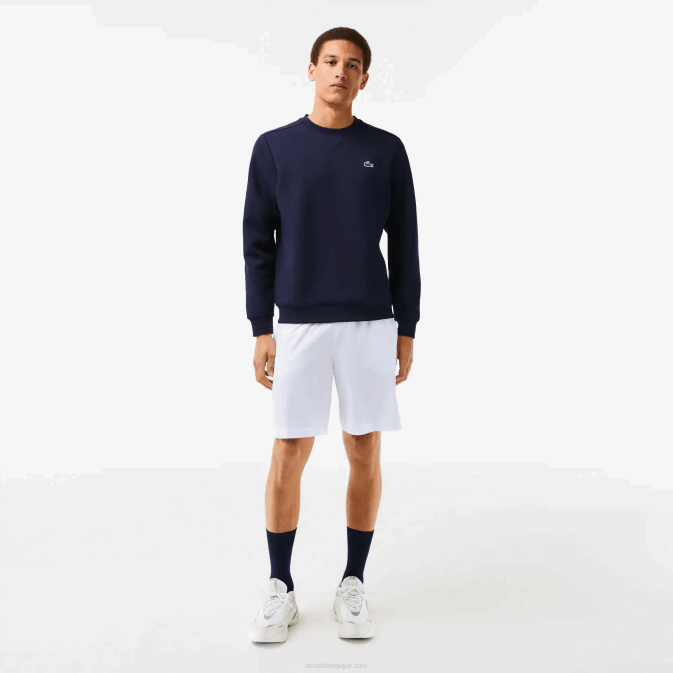 blanc bleu marine 522 V6HV1409 Hommes Lacoste short de sport ultra léger
