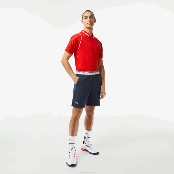 kxe bleu V6HV429 Hommes Lacoste short en résille tennis x daniil medvedev