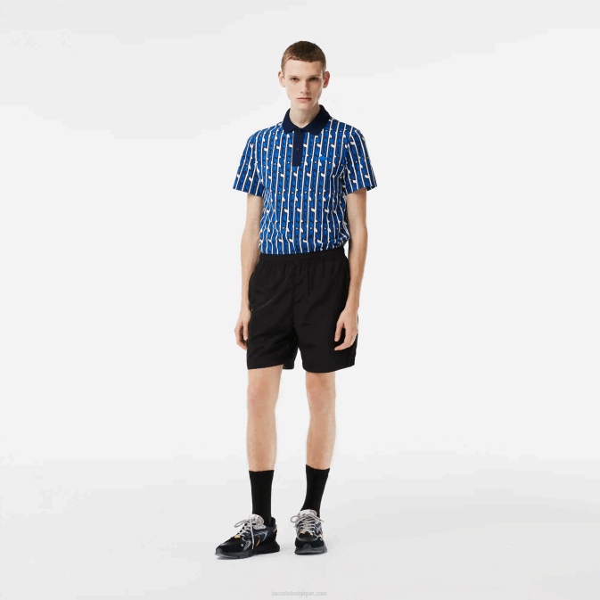noir 031 V6HV465 Hommes Lacoste short imperméable