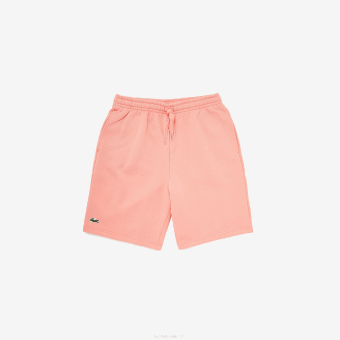 rose 5mm V6HV1600 Hommes Lacoste short de tennis en polaire sport