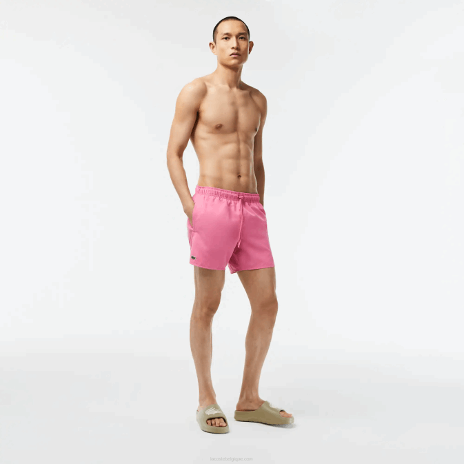 rose vert w4i V6HV533 Hommes Lacoste short de bain léger à séchage rapide