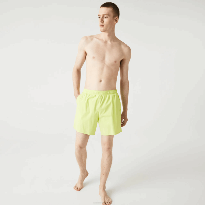 tuk jaune flashy V6HV1684 Hommes Lacoste maillot de bain léger