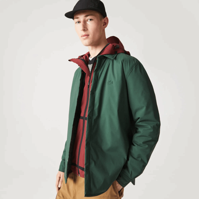 vert 5hx V6HV1570 Hommes Lacoste surchemise imperméable