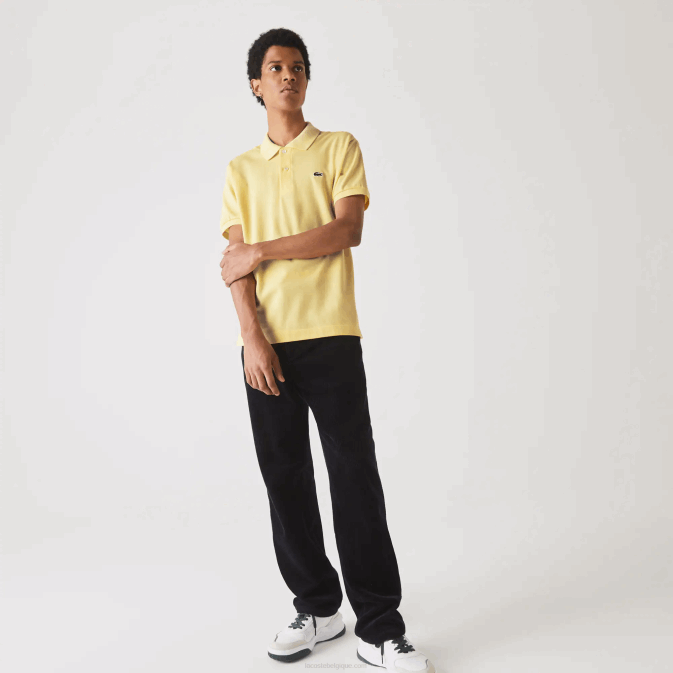 jaune 107 V6HV241 Hommes Lacoste polo original l1212