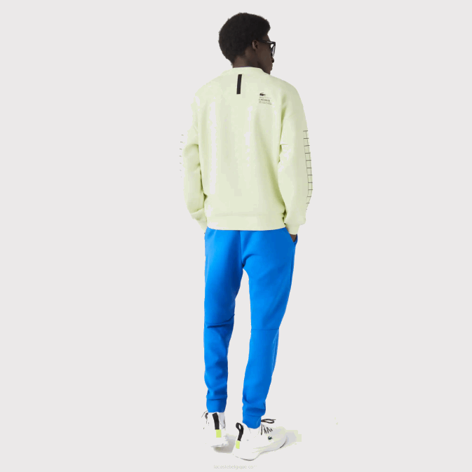 jaune 6gd V6HV1000 Hommes Lacoste sweat ample en piqué