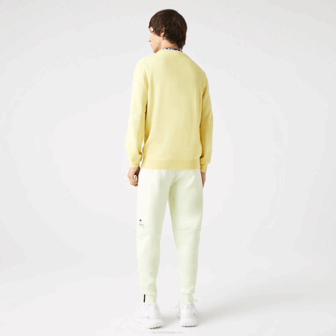 jaune 6gd V6HV974 Hommes Lacoste pantalon de survêtement slim à logo