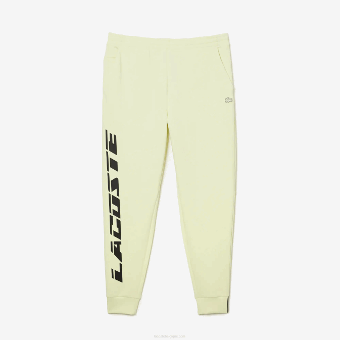 jaune 6gd V6HV974 Hommes Lacoste pantalon de survêtement slim à logo