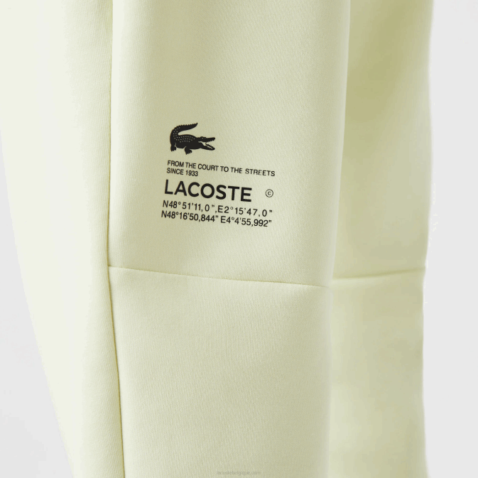 jaune 6gd V6HV974 Hommes Lacoste pantalon de survêtement slim à logo