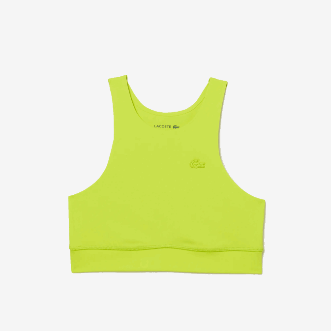 jaune 90v V6HV2550 femmes Lacoste soutien-gorge de sport sans couture