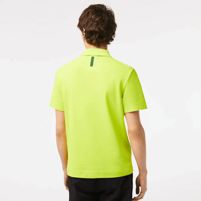 jaune 90v V6HV261 Hommes Lacoste polo en piqué de coton respirant Active Movement