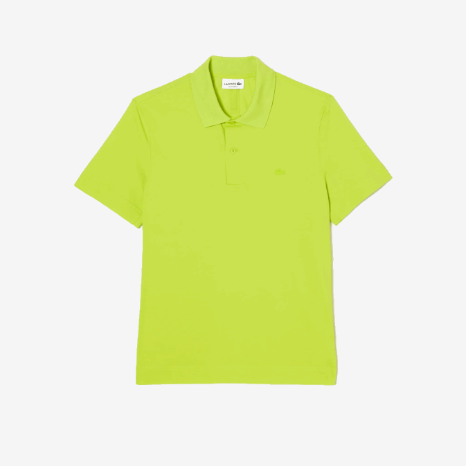 jaune 90v V6HV261 Hommes Lacoste polo en piqué de coton respirant Active Movement