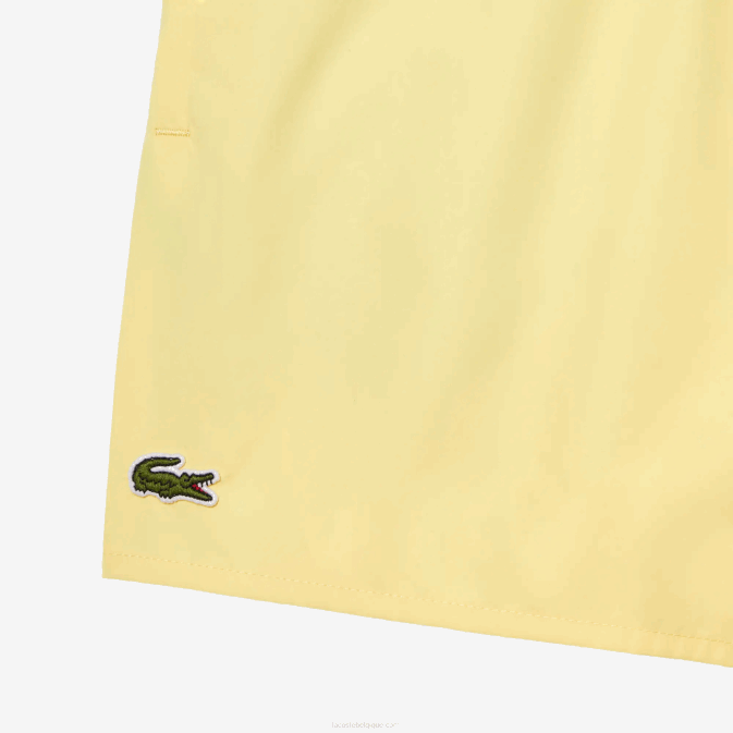jaune vert 7sh V6HV539 Hommes Lacoste short de bain léger à séchage rapide