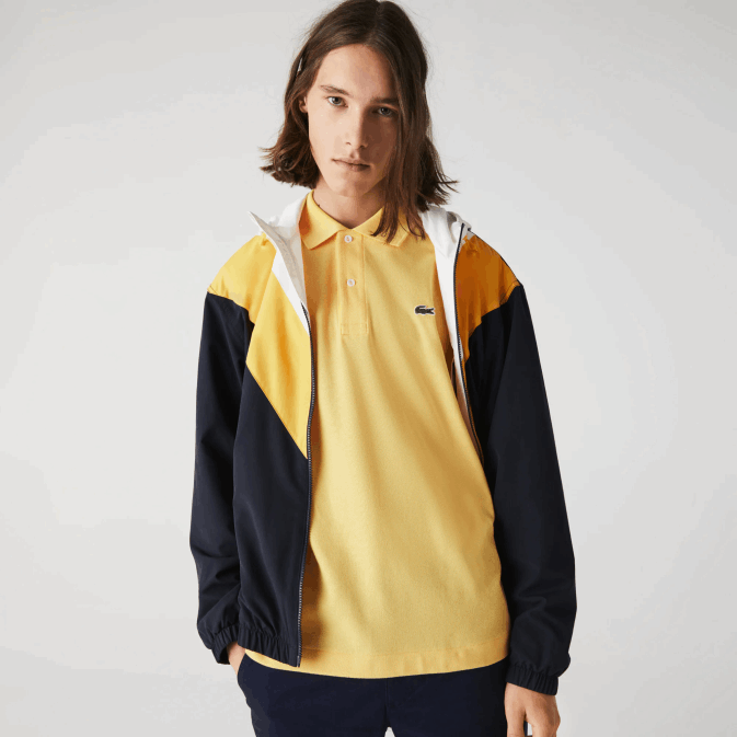 jaune z0a V6HV870 Hommes Lacoste polo original l1212