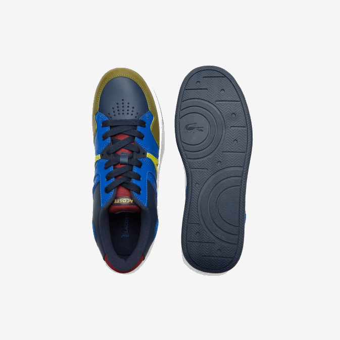 kaki marine ah9 V6HV1825 Hommes Lacoste baskets en cuir l005