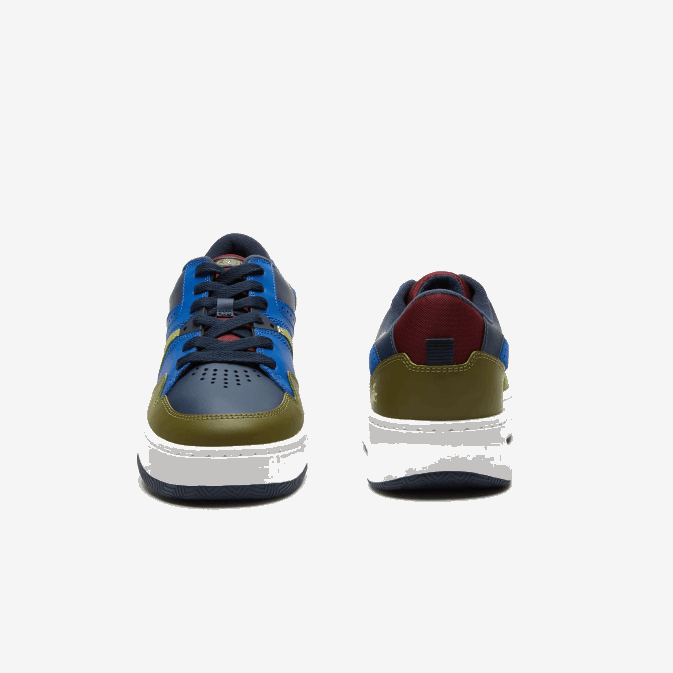 kaki marine ah9 V6HV1825 Hommes Lacoste baskets en cuir l005