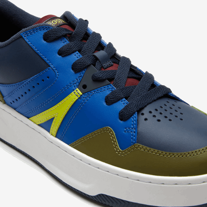 kaki marine ah9 V6HV1825 Hommes Lacoste baskets en cuir l005