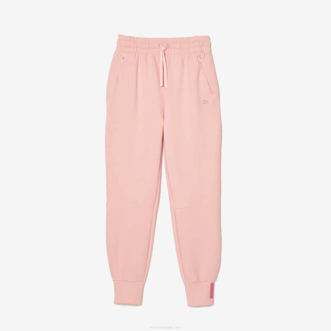 kf9 rose V6HV2403 femmes Lacoste pantalon de survêtement en jersey de coton