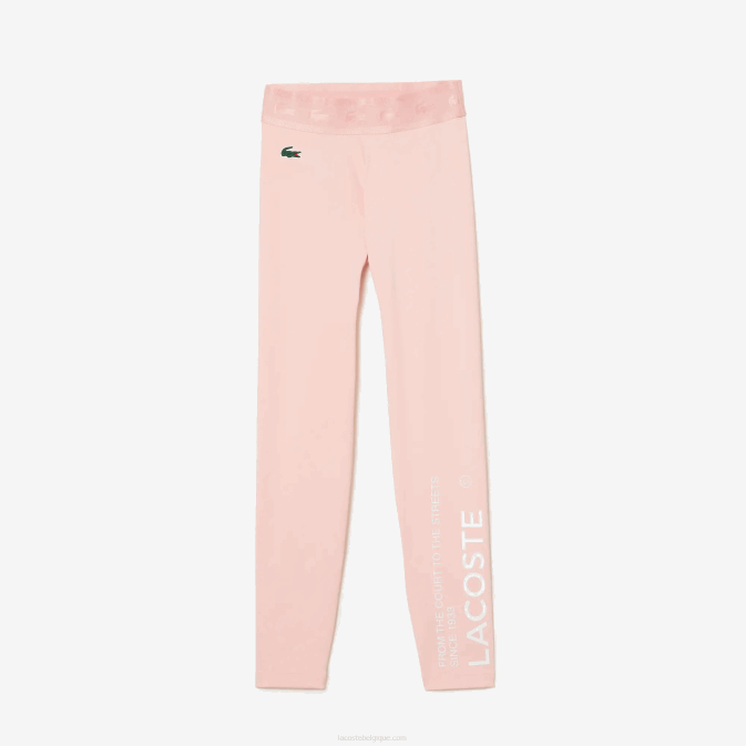kf9 rose V6HV2409 femmes Lacoste legging sport 7/8 en polyester recyclé