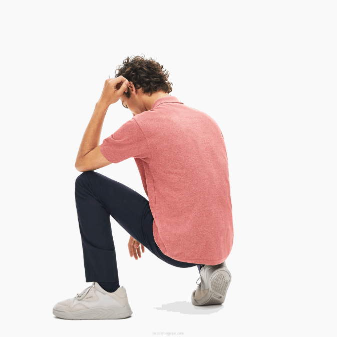 ku2 rouge V6HV774 Hommes Lacoste polo chiné original l1212