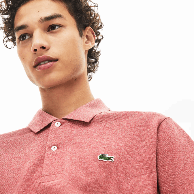 ku2 rouge V6HV774 Hommes Lacoste polo chiné original l1212