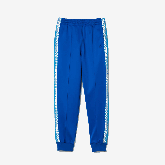 kxb bleu V6HV2407 femmes Lacoste pantalon de jogging à bande logo