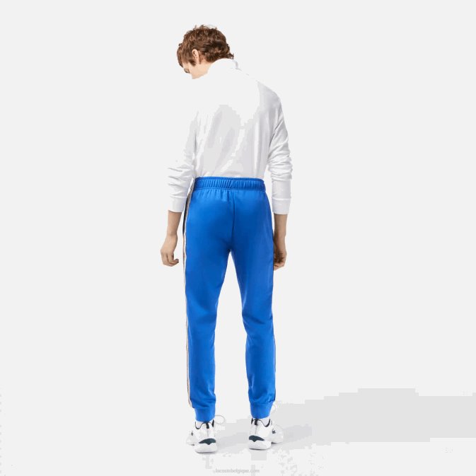 kxb bleu V6HV306 Hommes Lacoste pantalon de survêtement de tennis résistant à l\abrasion