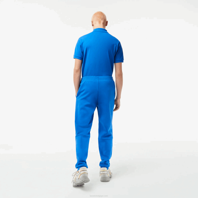kxb bleu V6HV357 Hommes Lacoste pantalon de survêtement fuselé en polaire