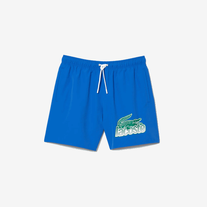 kxb bleu V6HV518 Hommes Lacoste maillot de bain à séchage rapide avec sac de voyage