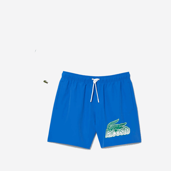 kxb bleu V6HV518 Hommes Lacoste maillot de bain à séchage rapide avec sac de voyage