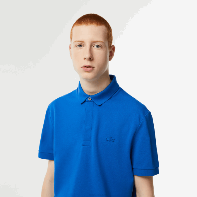 kxb bleu V6HV78 Hommes Lacoste polo piqué de coton stretch smart paris
