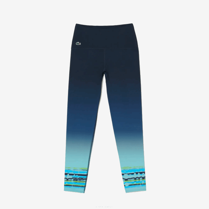 kxe bleu V6HV2410 femmes Lacoste legging sport miami open edition