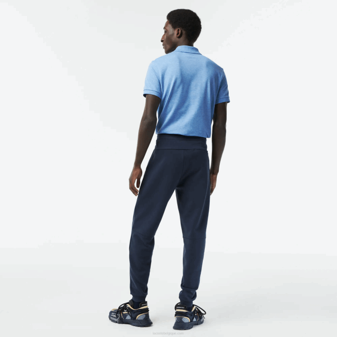 kxe bleu V6HV344 Hommes Lacoste pantalon de survêtement coupe slim