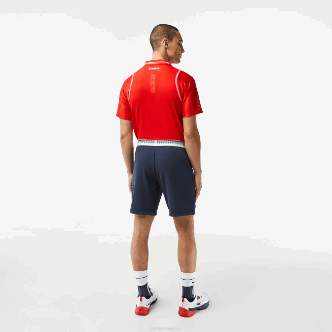 kxe bleu V6HV429 Hommes Lacoste short en résille tennis x daniil medvedev