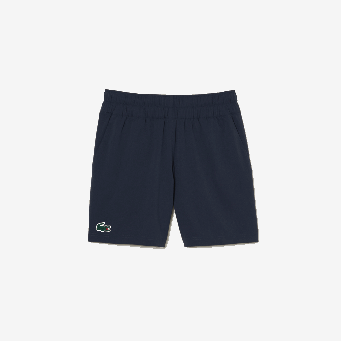 kxe bleu V6HV472 Hommes Lacoste short sport miami open edition
