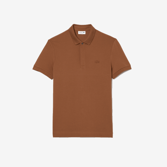 lfa marron clair V6HV117 Hommes Lacoste polo piqué de coton stretch smart paris
