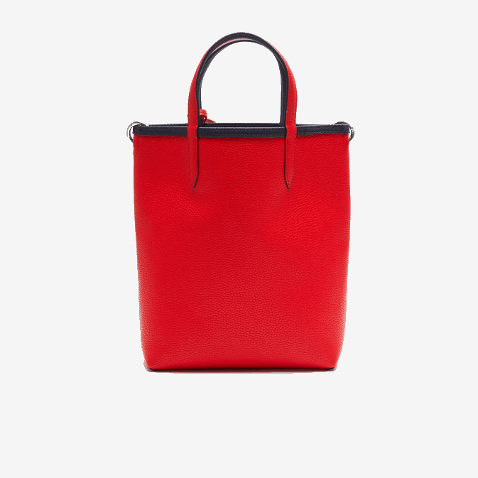 marine 166 rouge 240 b50 V6HV2818 femmes Lacoste sac cabas réversible en toile enduite anna