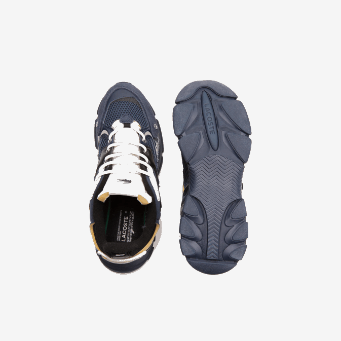 marine nb0 V6HV1697 Hommes Lacoste baskets en textile l003 neo