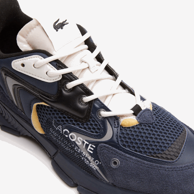 marine nb0 V6HV1697 Hommes Lacoste baskets en textile l003 neo