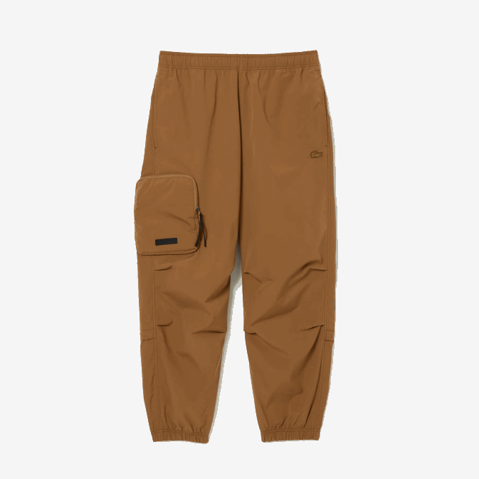 marron z0w V6HV1002 Hommes Lacoste pantalon de survêtement oversize à logo contrastant