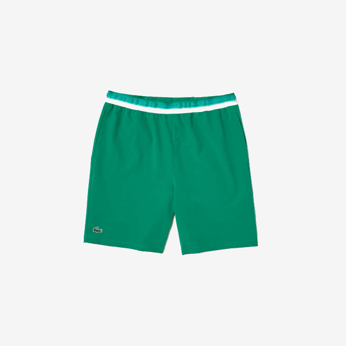 mdl vert V6HV1534 Hommes Lacoste short stretch léger sport x novak djokovic