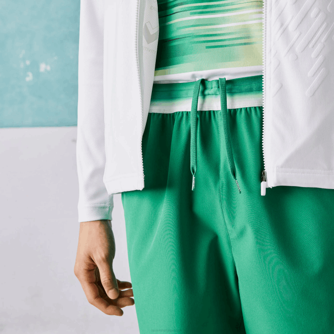 mdl vert V6HV1534 Hommes Lacoste short stretch léger sport x novak djokovic