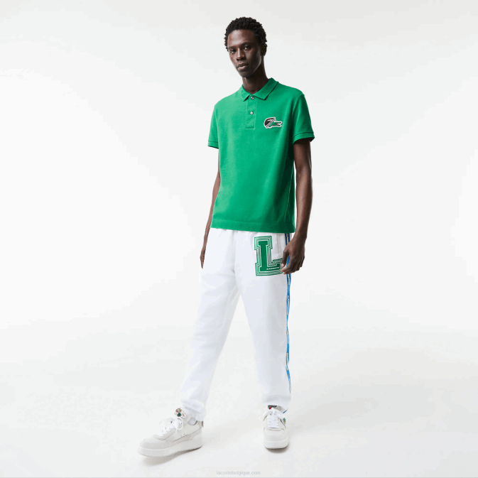 mdl vert V6HV846 Hommes Lacoste polo piqué de coton bio