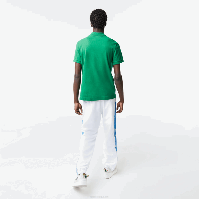 mdl vert V6HV846 Hommes Lacoste polo piqué de coton bio